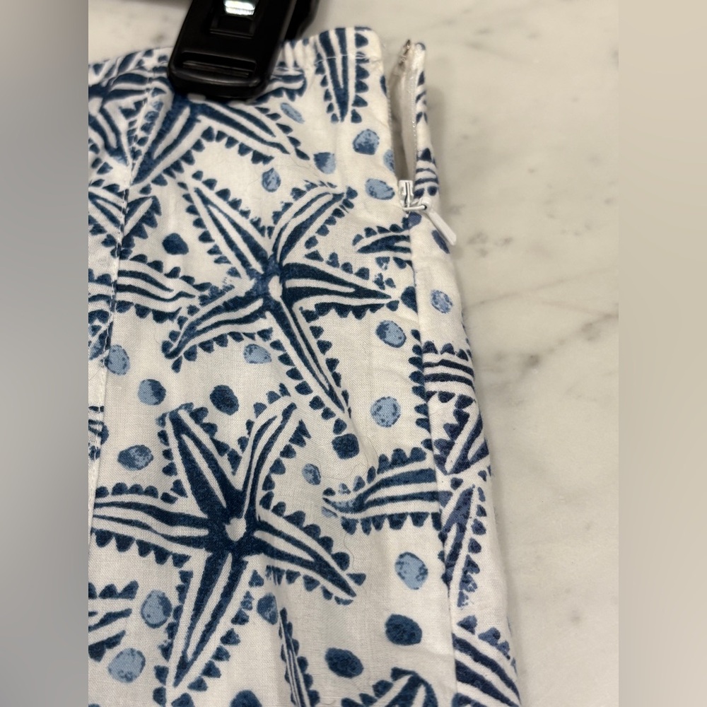 Sigurd Olsen Starfish Skirt, Size 8, Blue/White, EUC - Picture 4 of 9
